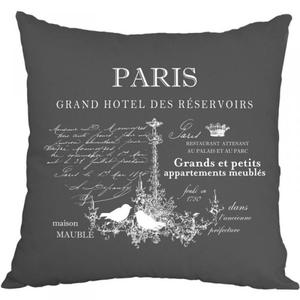 Poduszka French Home - Paris - szara - 2847866555