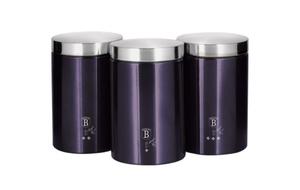 Zestaw 3 pojemnikw kuchennych BERLINGER HAUS Purple Eclipse BH-6827 - 2860874703