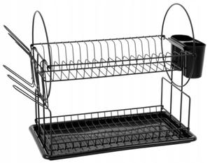 Suszarka do naczy 2 poziomowa 50 x 23 x 33 cm KRISBERG KS-2510 - 2874331981