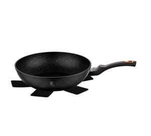 Patelnia z powok granitow / wok 28cm BERLINGER HAUS Black Rose BH-1638-N - 2860867567