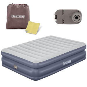 Materac dwusobowy Bestway 67925 z wbudowan pompk 152 x 203 x 51 cm - 2878034605