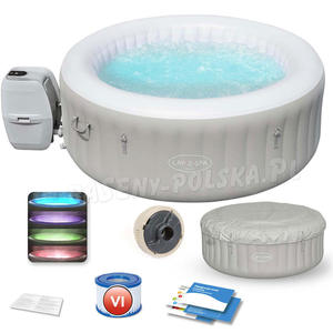 Dmuchane SPA Jacuzzi Tahiti Bestway 60007 z podwietleniem LED 180 x 66 cm Lay-Z Spa