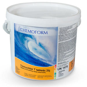 Chemochlor T Tabletki 20g chlor w tabletkach wiaderko 3kg - 2833445874