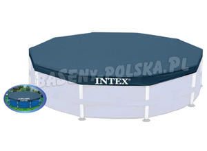 Pokrywa do basenu stelaowego 457 cm PCV Intex mocna 28032 - 2833446109