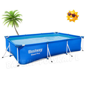 Basen ogrodowy stelaowy 300 x 201 x 66 cm Bestway 56411 z pomp - 2867329779