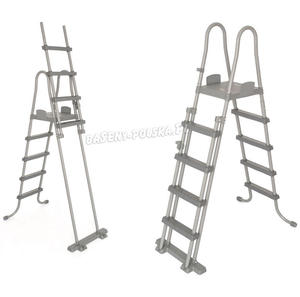 Safe ladder drabinka dwustronna do basenw 132 cm Bestway 58332 - 2833446494