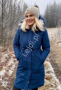 Morska parka zimowo letnia, z ciep podpink, damska kurtka 2w1, 9791 - 2876108471