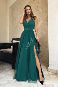 Zielona suknia na studniwk, wesele, sylwestra HB248 - 2875124391