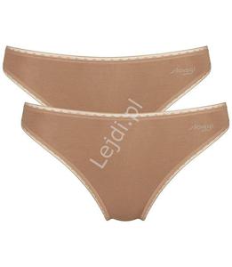 2 x majtki damskie Sloggi go tai, dwupak majtek Sloggi Nostalgic Brown - 2876777197