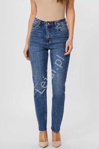 Ciemno niebieskie jeansy damskie, jeansy Vero Moda Brenda 9130 - 2878266611