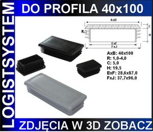 Zalepka prostoktna 40x100 - 2827422601