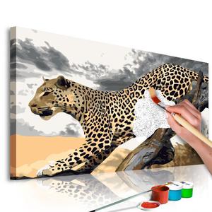 Obraz do samodzielnego malowania - Gepard - 2861750015
