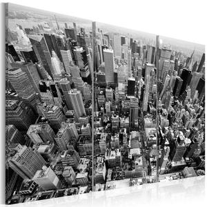 Obraz - Niesamowity widok na dachy Nowego Jorku OBRAZ NA PTNIE WOSKIM - 2861752626