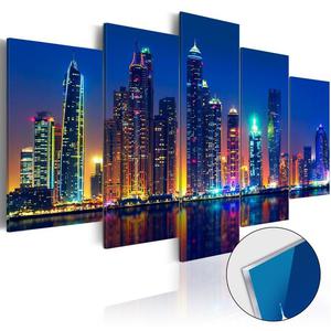 Obraz na szkle akrylowym - Noce w Dubaju [Glass] - 2861753248