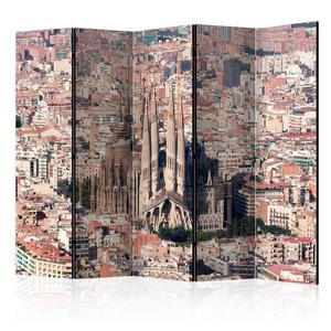 Parawan 5-czciowy - Serce Barcelony II [Room Dividers] - 2861753482