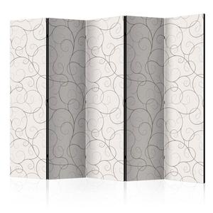 Parawan 5-czciowy - Czarne serpentyny [Room Dividers] - 2861753634