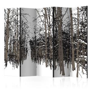 Parawan 5-czciowy - drzewa - jesie II [Room Dividers] - 2861755748