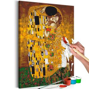 Obraz do samodzielnego malowania - Klimt: Pocaunek - 2861757696