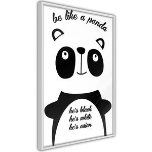 Plakat - Tolerancyjna panda - 2861759116