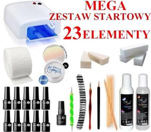 Mega Zestaw startowy Manicure 10x Silcare Z1 - 2843364230