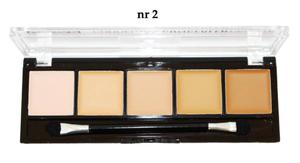 Ushas Corrective Concealer Palette! Piciokolorowy korektor nr 2 - Nr 2 - 2851165575