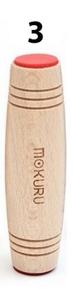 MOKURU Drewniany Fidget Stick Roller Nr 3 - Nr 3 - 2853206293