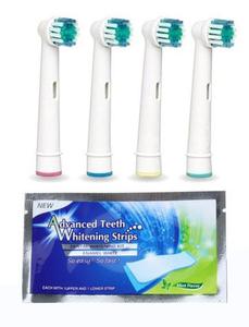 Kocwki do szczoteczek elektrycznych Braun ORAL- B + Paski wybielajce - 2857016204