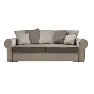 Sofa z funkcj spania LUIZA beowy/srebrne nogi - 2876189966