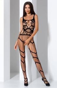 Pikantne bodystocking czarne BS058 - 2860596398