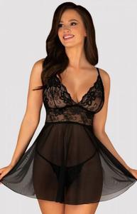 Obsessive Idilla koszulka babydoll i stringi - 2877340831