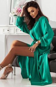 Ivon Anisa elegancka duga sukienka zielona - 2868736635