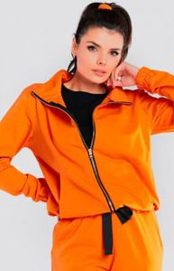 Oversizowa bluza z kapturem M246 orange - 2868736677