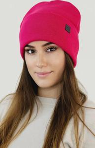 Kamea Sally czapka beanie damska malinowa - 2876427946