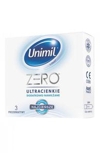 Unimil zero 3 szt. prezerwatywy - 2870235996