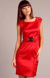 Vera Fashion Bianka sukienka czerwona - 2832254026