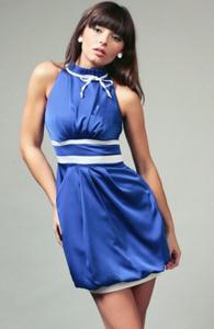 Vera Fashion Jacqueline sukienka chabrowa - 2832254033