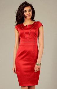 Vera Fashion Tamara sukienka czerwona - 2832254092