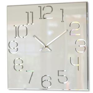 Zegar cienny do salonu biay DIGIT 30cm - 2861273630