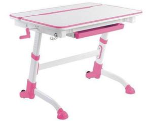 Ergonomiczne biurko Volare Pink Fun Desk - Rowy - 2850378858