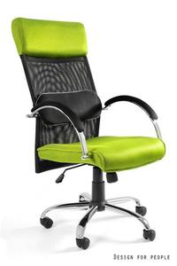 Fotel ergonomiczny Overcross zielony Unique - Zielony - 2850378876