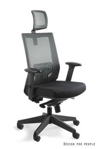 Fotel ergonomiczny Nez szary Unique - Szary - 2850378881