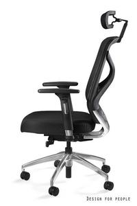 Fotel ergonomiczny Hero czarny Unique - 2850378889