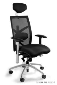 Fotel ergonomiczny Exact czarny Unique - Czarny - 2850378890