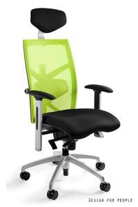 Fotel ergonomiczny Exact zielony Unique - Zielony - 2850378893