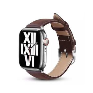 Crong Noble Band - Pasek z naturalnej skry do Apple Watch 38/40/41 mm (Espresso) - 2871278930