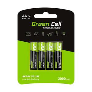 Green Cell - 4x Akumulator AA HR6 2000mAh - 2878455675