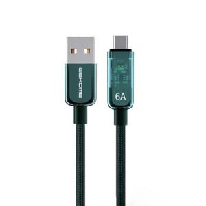 Wekome WDC-180 Vanguard Series - Kabel poczeniowy USB-A do USB-C Fast Charging 1 m (Zielony) - 2874860627