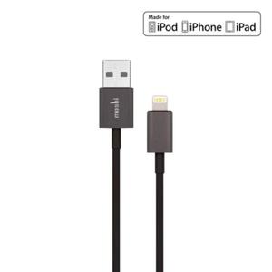 Moshi Kabel poczeniowy USB Apple zcze Lightning MFi (grafitowy) - 2876475510