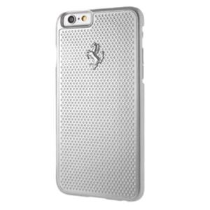 FERRARI Hardcase Perforated Aluminium - Etui Aluminiowe iPhone 6/6s (srebrny) - 2836453472