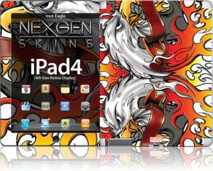 Nexgen Skins - Zestaw skrek na obudow z efektem 3D iPad 2/3/4 (Iron Eagle 3D) - 2862391805